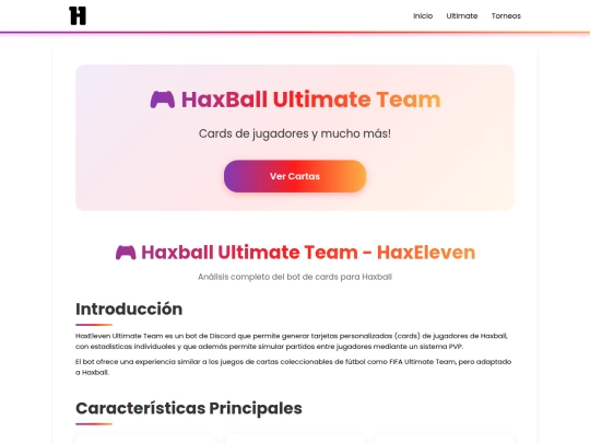 Página/ultimate screenshot