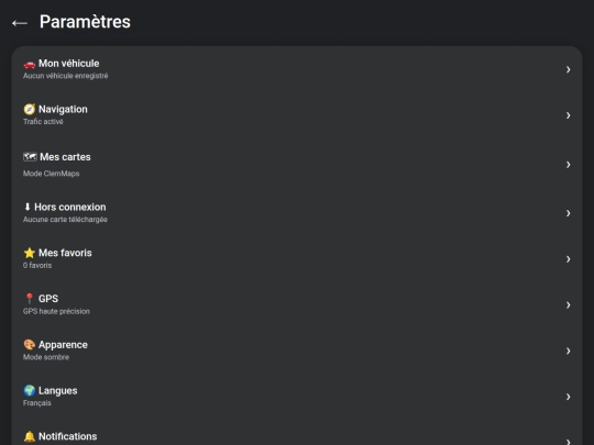 PAGES/settings screenshot
