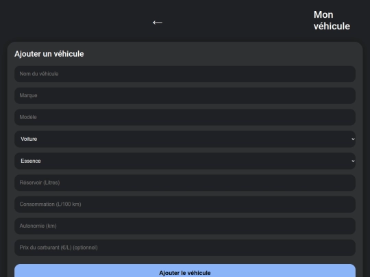 PAGES/settings/vehicle screenshot