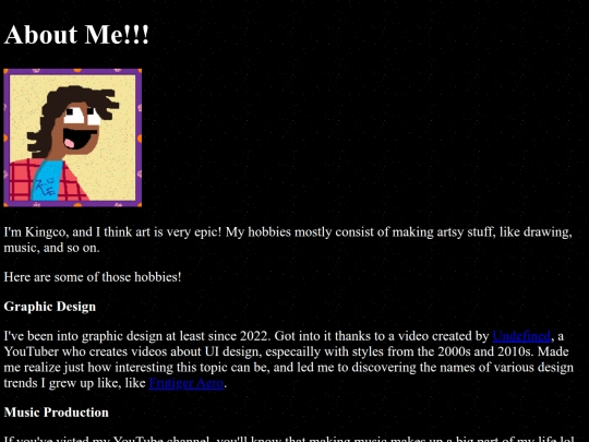 AboutMe screenshot