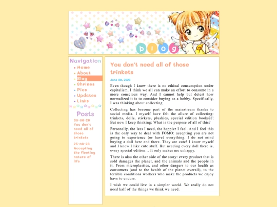 blog screenshot