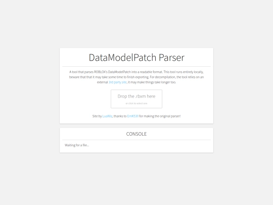 datamodelpatch screenshot