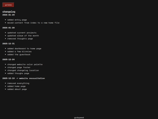 changelog screenshot