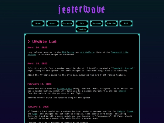 updates screenshot