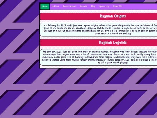 Gamelog screenshot