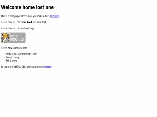 index screenshot