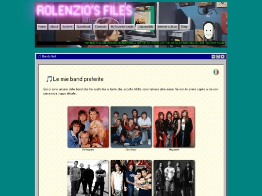 bands screenshot