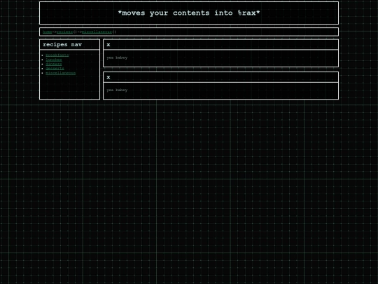 recipes/miscellaneous screenshot