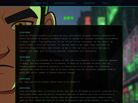 dev screenshot
