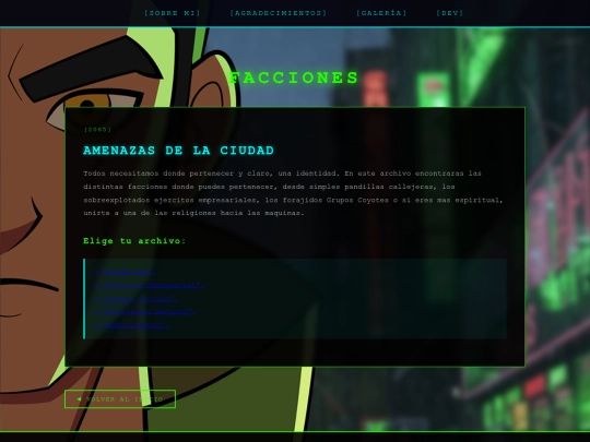 facciones screenshot