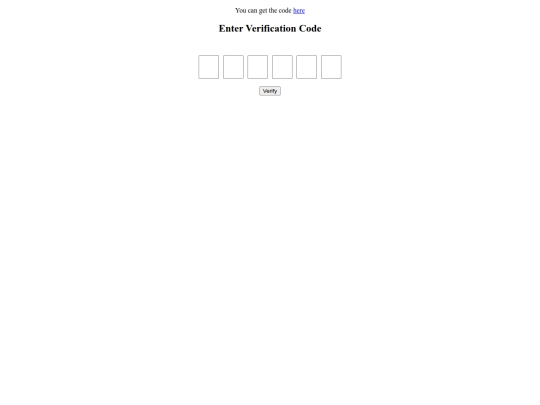 auth/verifyUsingCode screenshot