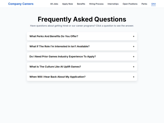 careers/qna screenshot