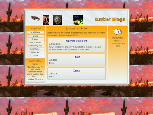 journal screenshot