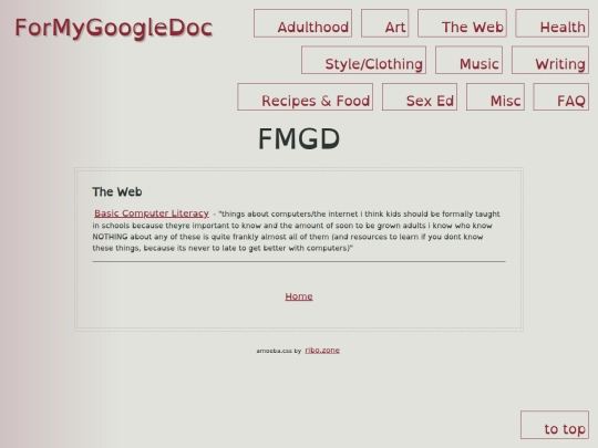 web screenshot