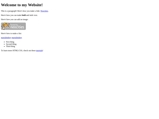 index screenshot