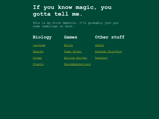 index screenshot