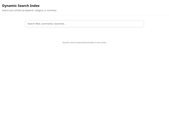 search screenshot
