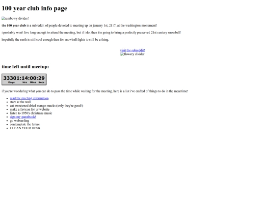 mish/100yrclub screenshot