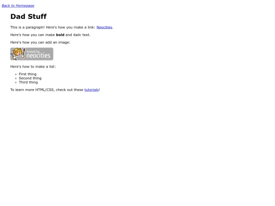 dadstuff screenshot