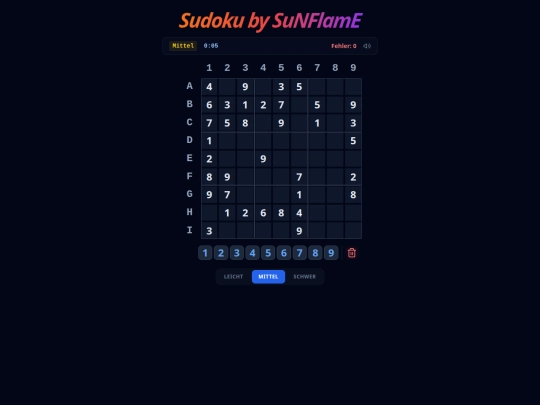 sudoku/sudoku screenshot