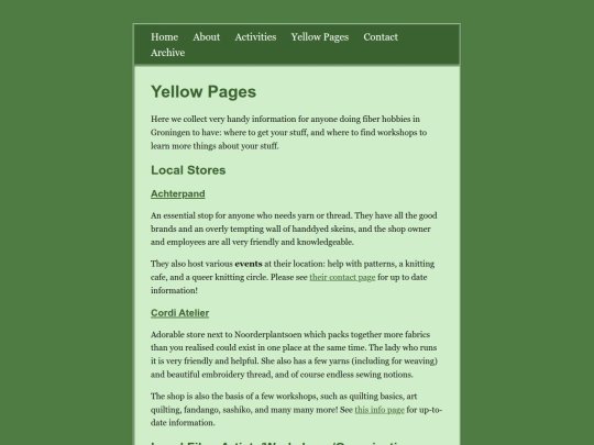 yellowpages screenshot