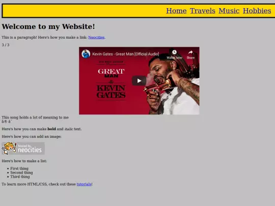 Music screenshot