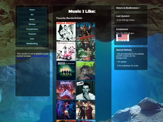 music screenshot