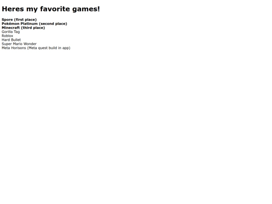 myfavoritegames screenshot