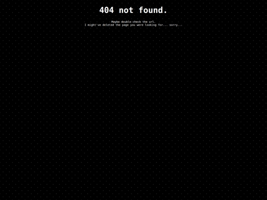 not_found screenshot