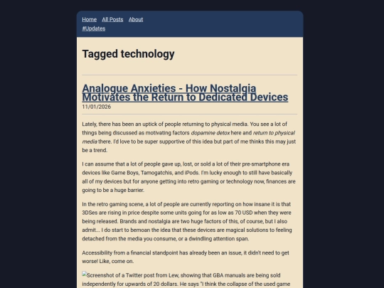 blog/tags/technology screenshot