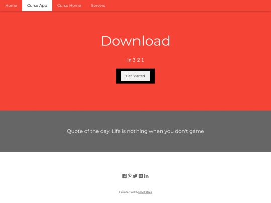 CurseApp screenshot