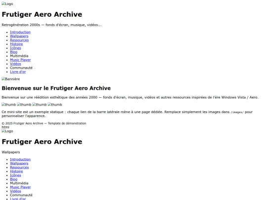 index screenshot