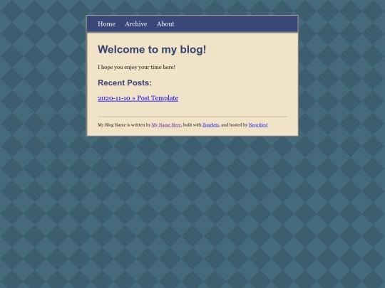 blog screenshot