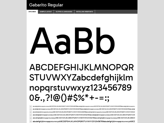 font/gabarito/gabarito-variablefont_wght-demo screenshot