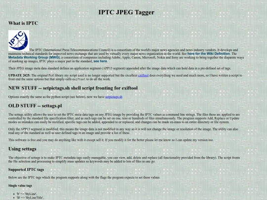 sw/iptc screenshot