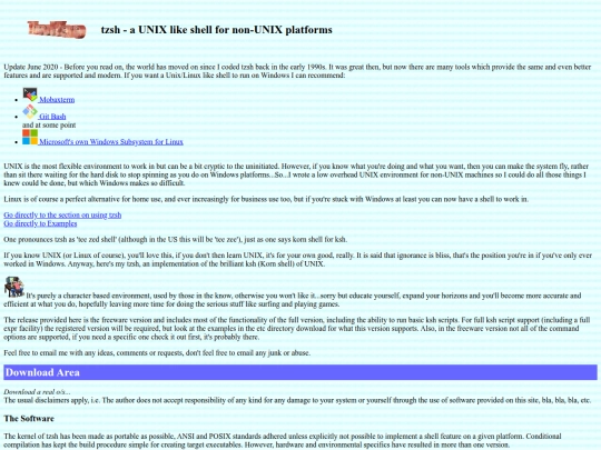 sw/tzsh screenshot