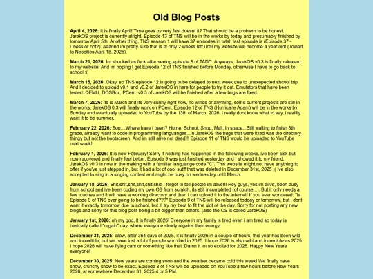 oldblogs screenshot