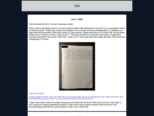 talk screenshot