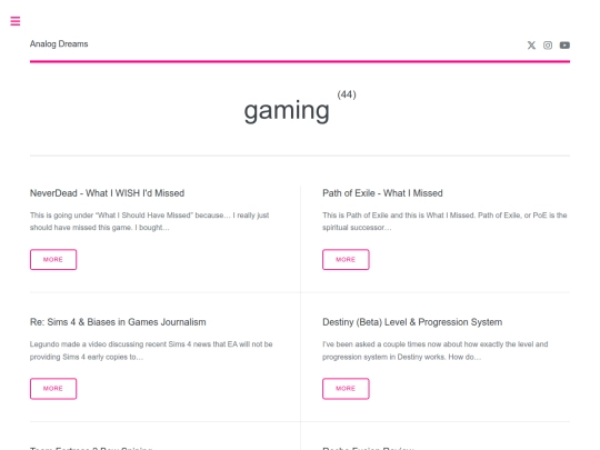 tags/gaming/page/3 screenshot