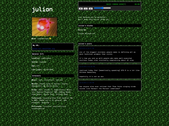 profile screenshot