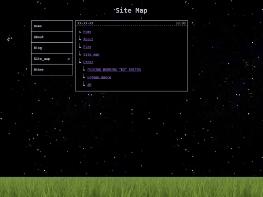 sitemap screenshot