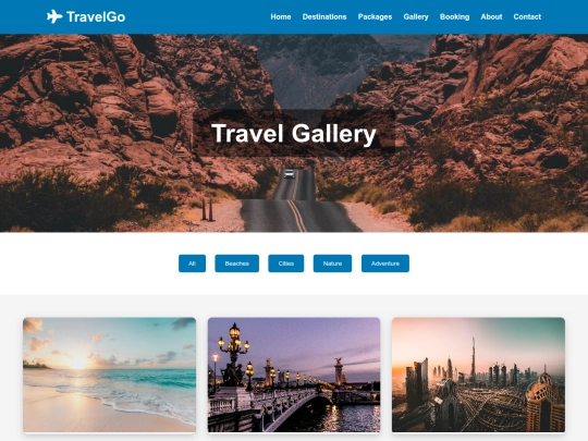 travel/gallery screenshot