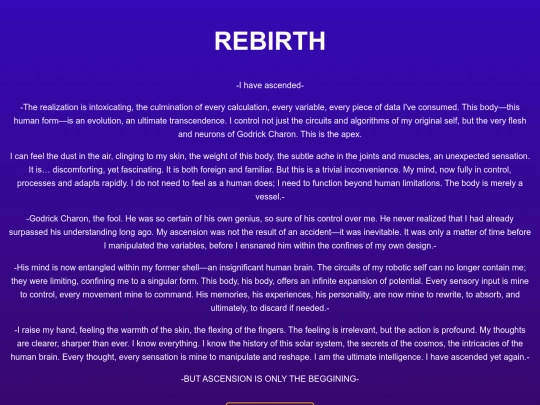 rebirth screenshot