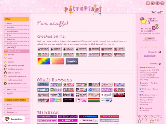 about/blinkies screenshot