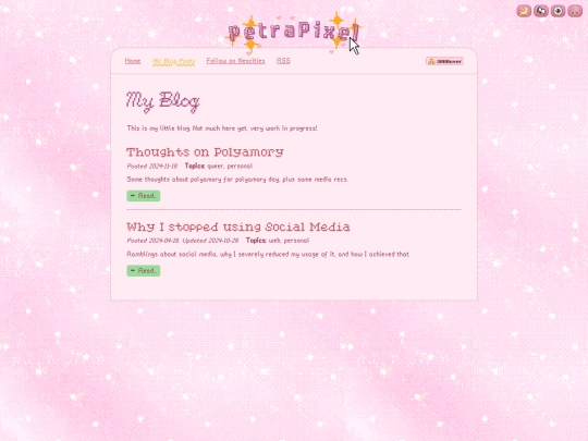 blog screenshot