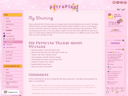creations/writing screenshot