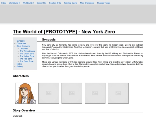 Canon Characters/New York Zero screenshot