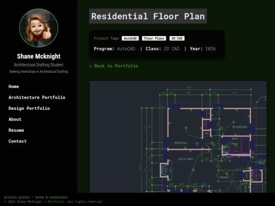 architecture-portfolio/residential-floor-plan screenshot