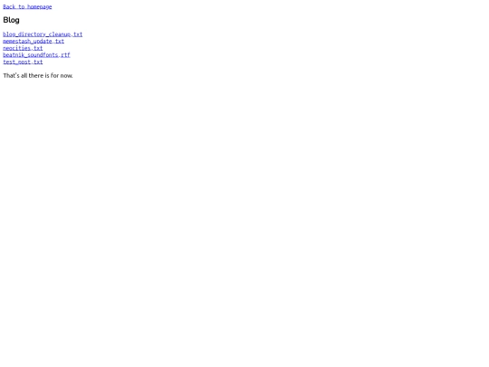 blog screenshot