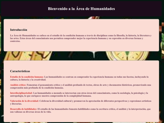Humanidades screenshot